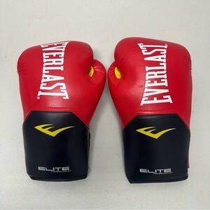 Everlast Elite Pro-Style Training Boxing Gloves - Size XL 16oz